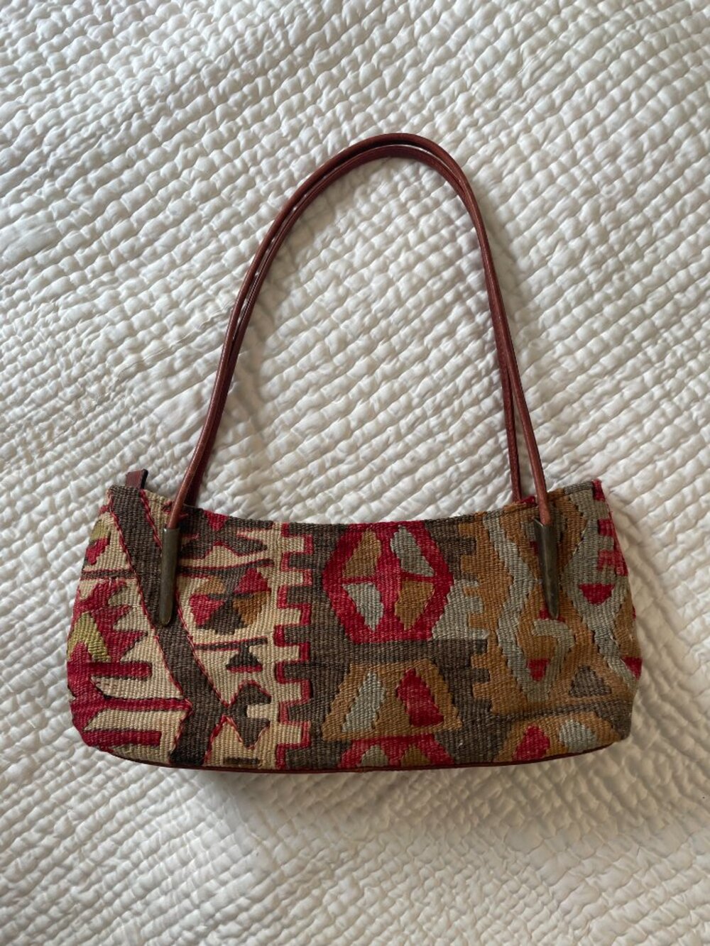 Rug Material Purse - Y2k Vtg